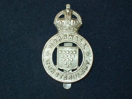 Cap Badge - Cornwall Constabulary