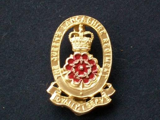 Staybrite Cap Badge - The Queens Lancashire Regiment