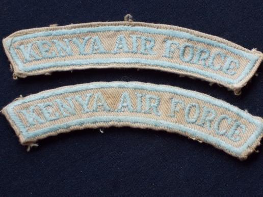 Cloth - Pair of Kenya Air Force shoulder titles