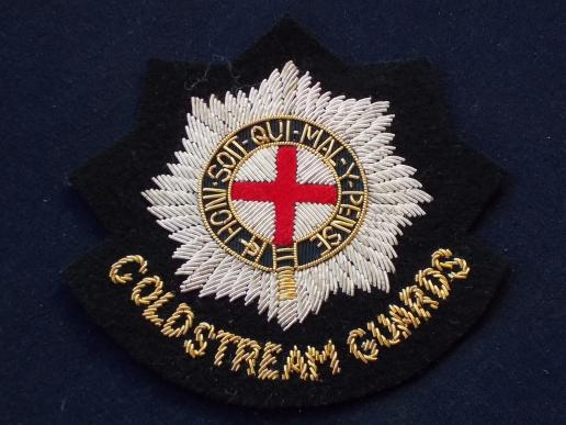 Bullion Blazer Badge - Coldstream Guards
