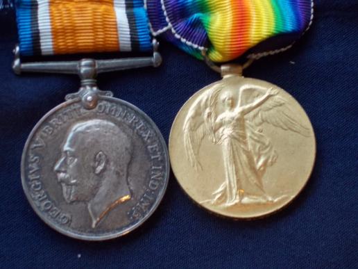 WW1 BWM/Vict Pair - Royal Artillery - Casualty