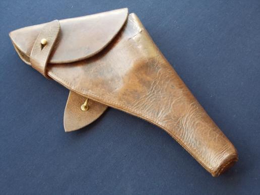 WW1 period Leather Holster for British .455 Revolver