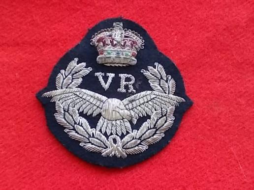 Bullion Blazer Badge - RAF Volunteer Reserve