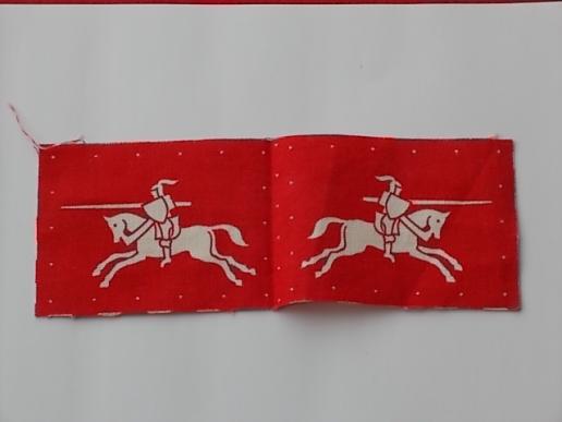 Pair of Uncut Cloth Formation Patches - 8th Corps