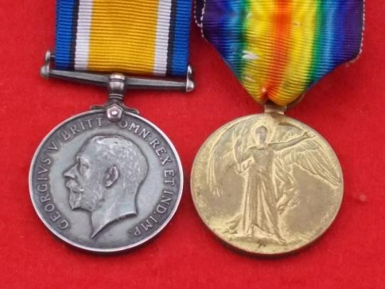 WW1 BWM/Vict Pair - South Wales Borderers