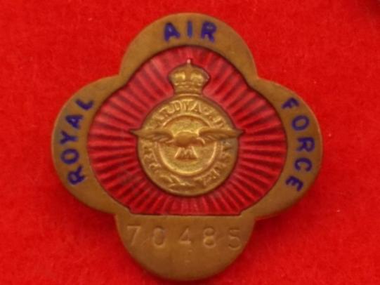 WW11 - Lapel Badge - RAF Civilian Workers