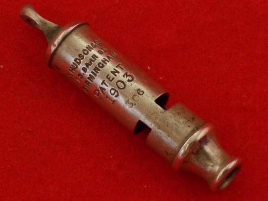 Military Whistle dated 1903