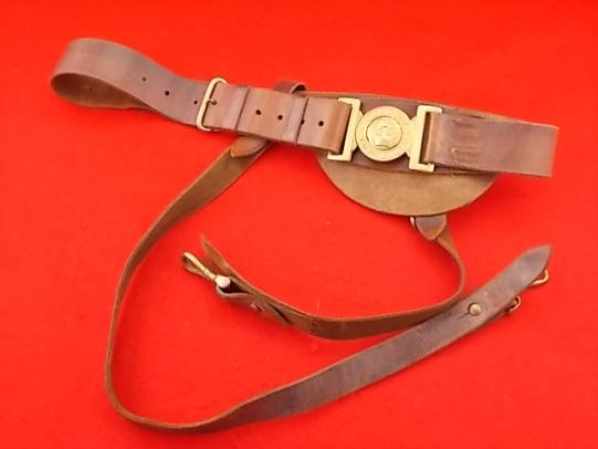 Senior NCO's Leather Sword Belt