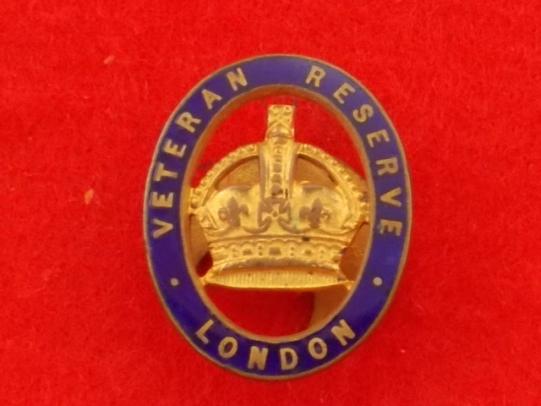 WW1 - Lapel Badge - Veteran Reserve London