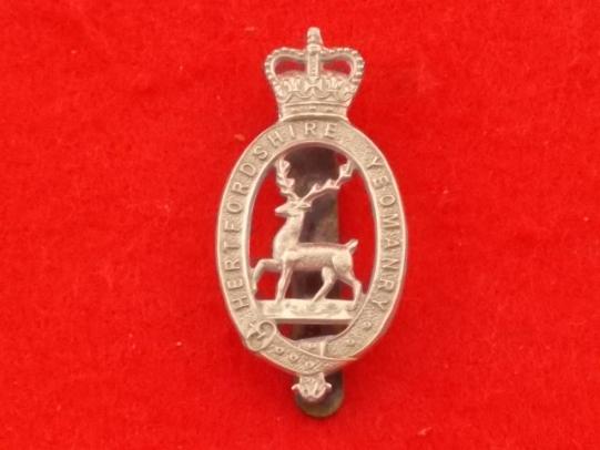 Cap Badge - Hertfordshire Yeomanry