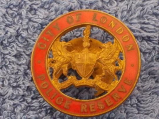 WW1 Lapel Badge - City of London Police Reserve