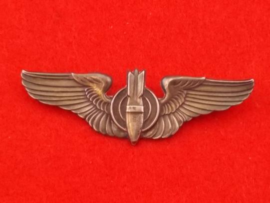 WW11 US Bombardier Wings marked Sterling