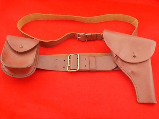 South African Holster, Ammo Pouch with Cross Strap & Belt