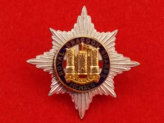 Officers Cap Badge - Royal Dragoon Guards