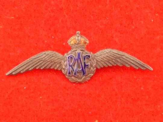 Silver Sweetheart Broach RAF