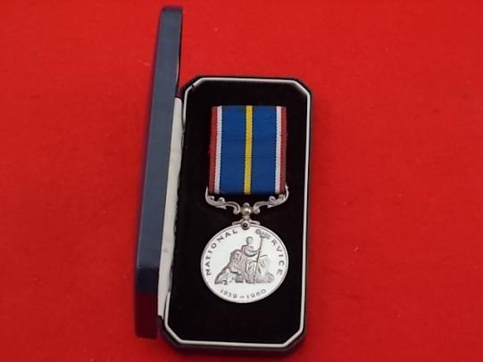 British Legion Cased - National Service Medal