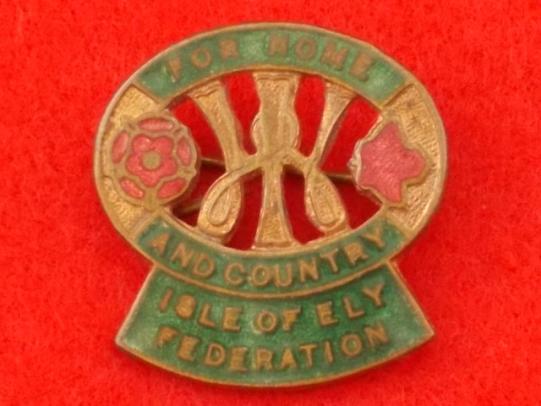 Pin Badge - Women's Institute For Home & Country - Isle of Ely Federation