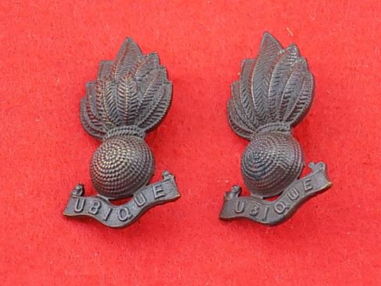 Pair of Officers Collars - Royal Engineers