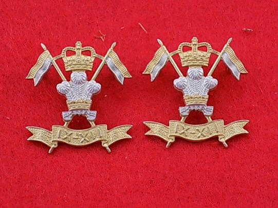 Pair of Officers Collars - 9-12 Lancers