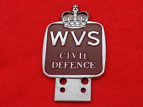 Car Badge - WVS Civil Defence
