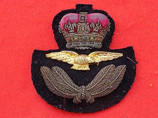 RAF Officers Bullion Cap Badge