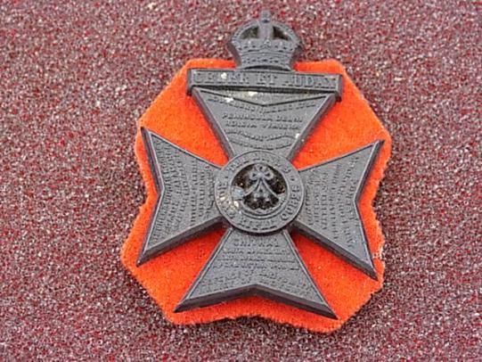 WW11 Plastic Cap Badge - Kings Royal Rifle Corps