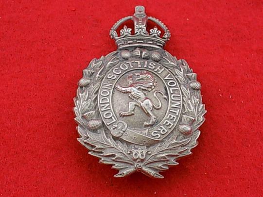 Cross Belt Badge - London Scottish Volunteers
