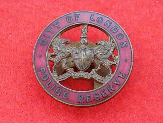 WW1 Lapel Badge - City of London Police Reserve