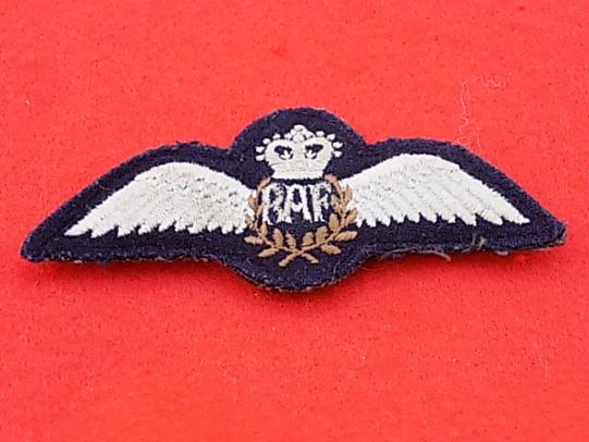 RAF Pilots Wings with Queens Crown