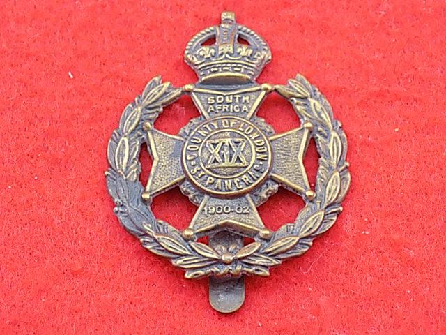 Cap Badge - 19th London Regiment (St Pancras)