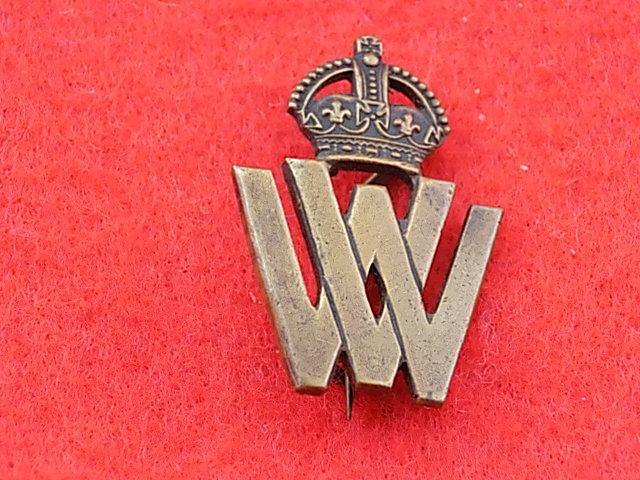 WW1 Pin Badge - Volunteer Worker