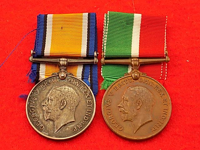 WW1 Pair of Medals - Merchant Navy