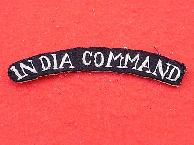 Cloth Shoulder Title - India Command