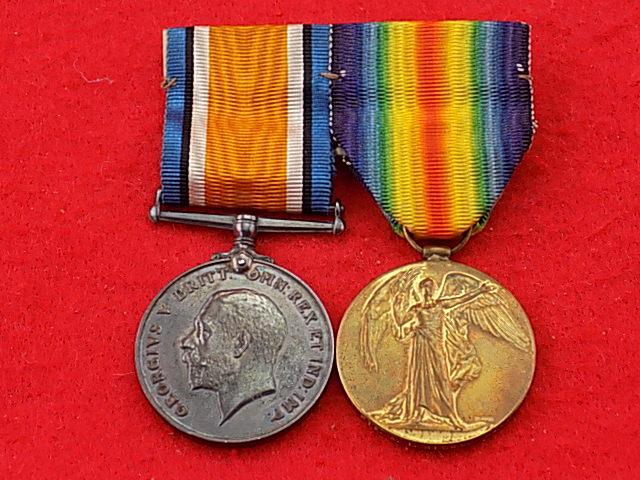 WW1 BWM/Vict Pair - Hampshire Yeomanry