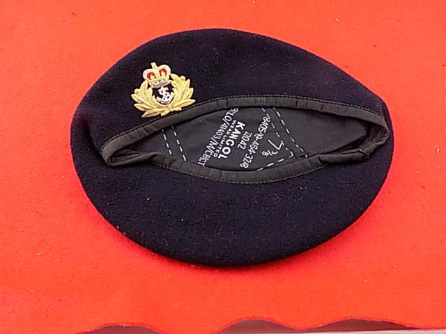 Royal Navy Officers Blue Beret