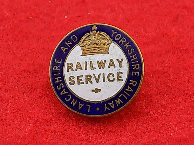 Lapel Badge - Railway Service - Lancashire and Yorkshire Railway