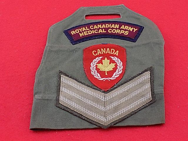 Shoulder Brassard - Sergeant R Canadian A M C