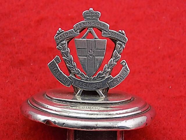 Card/Menu Holder - Loyal North Lancashire Regiment