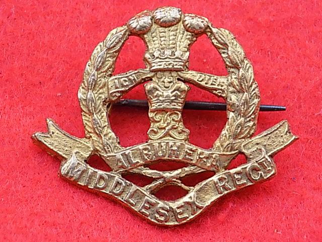 Sweetheart Badge - Middlesex Regiment