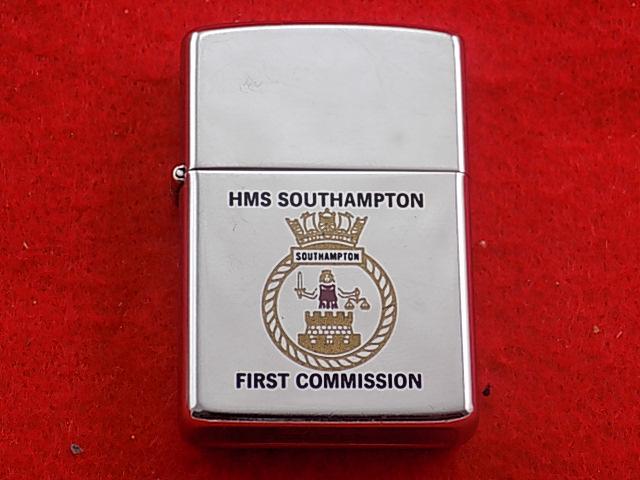 Zippo Lighter - HMS Southampton - First Commission