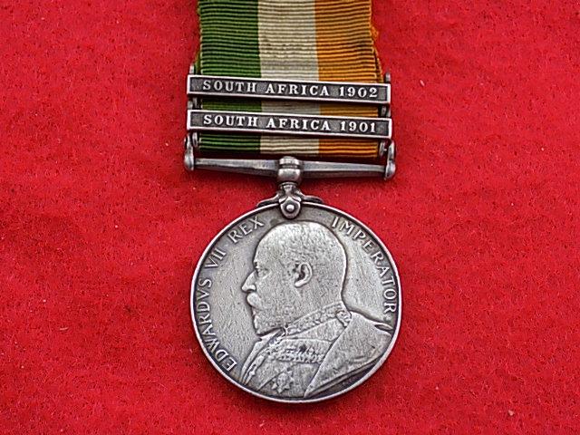 Kings South Africa Medal - Royal Garrison Artillery