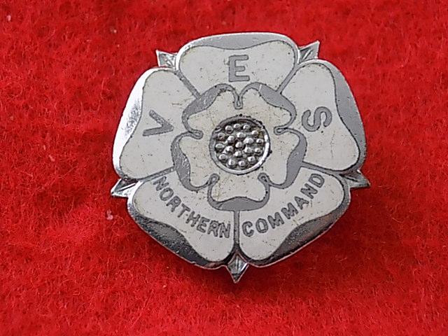 WW11 Pin Badge - V.E.S. Northern Command