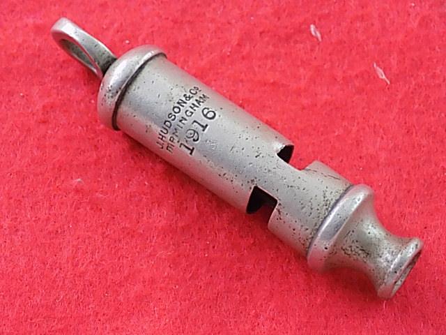 WW1 Military Whistle dated 1916