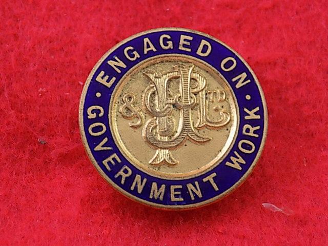Lapel Badge - Engaged on Government Work